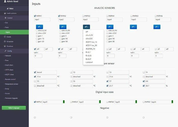 Tinycontrol LANKON-008 - LAN valdiklis V3.7 - skaitmeninis įvesties / išvesties / 1 laido / I2C