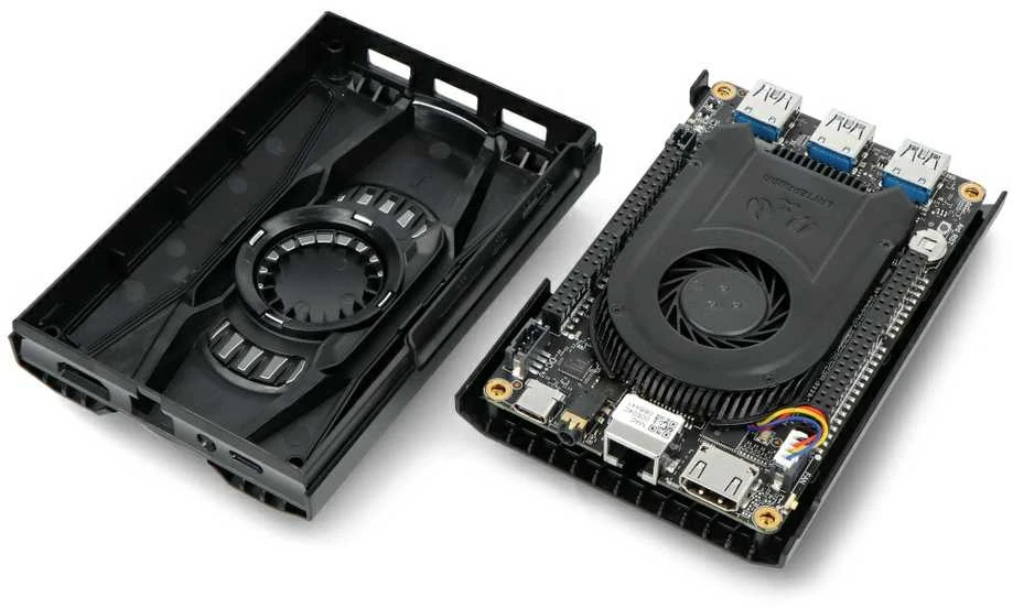 Titan dėklas LattePanda 3 Delta 864 - ABS+PC - juodas - DFRobot FIT0906