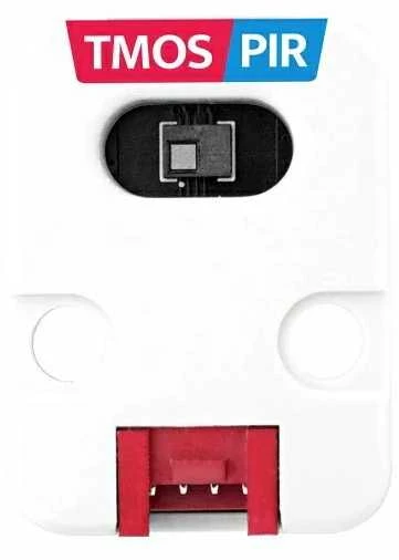 M5Stack STHS34PF80 jutiklio modulis su raudona jungtimi