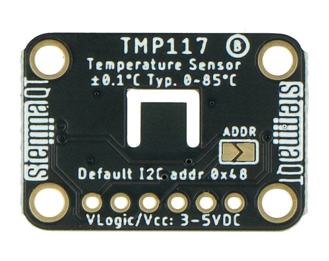 TMP117, I2C temperatūros jutiklis, didelio tikslumo, STEMMA QT / Qwiic, Adafruit 4821