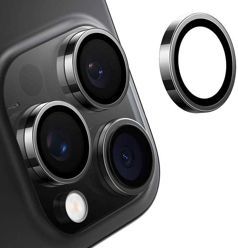 Torras Lensguard Camera Glass for iPhone 16/16 Plus (Juodas)