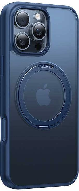 Torras Ostand Pro dėklas, skirtas iPhone 16 ProMax (mėlynas)