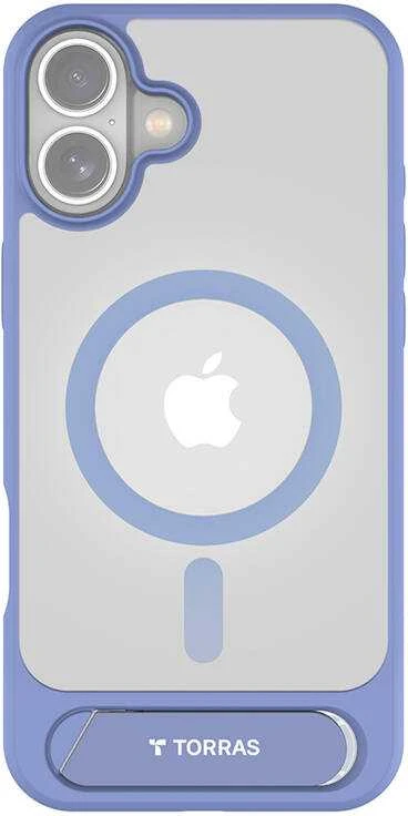 Torras Pstand serijos dėklas, skirtas iPhone 16 (mėlynas)
