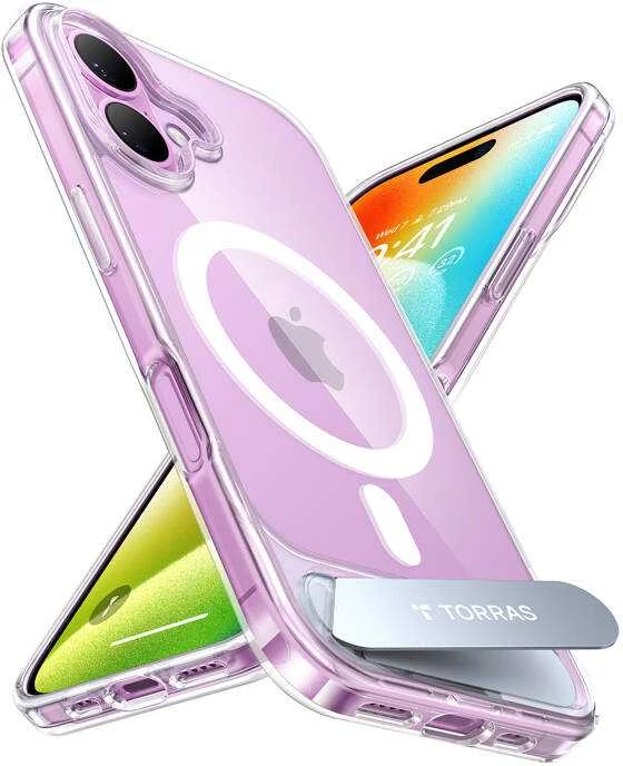 „Torras Pstand“ serijos dėklas, skirtas „iPhone 16“ (skaidrus)