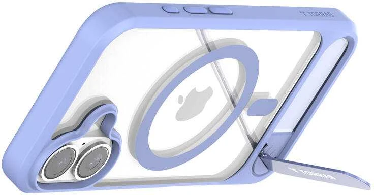 Torras Pstand serijos dėklas, skirtas iPhone 16 (mėlynas)
