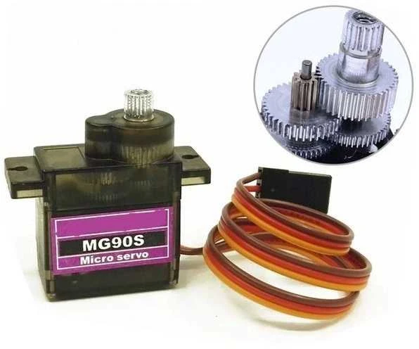Tower Pro MG-90S servo – 13g – 1.8kg/cm – metalinė pavara – mikro