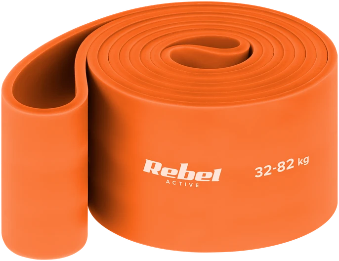 TPE mankštos juostų rinkinys - Power Band PT-S7, 4-82 kg, 7 TPE juostos, REBEL ACTIVE