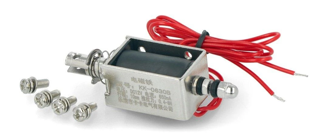 KK-0630B traukiantis elektromagnetas su varžtais