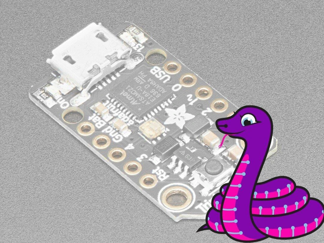 Trinket M0 mikrovaldiklis, CircuitPython ir Arduino IDE, Adafruit 3500