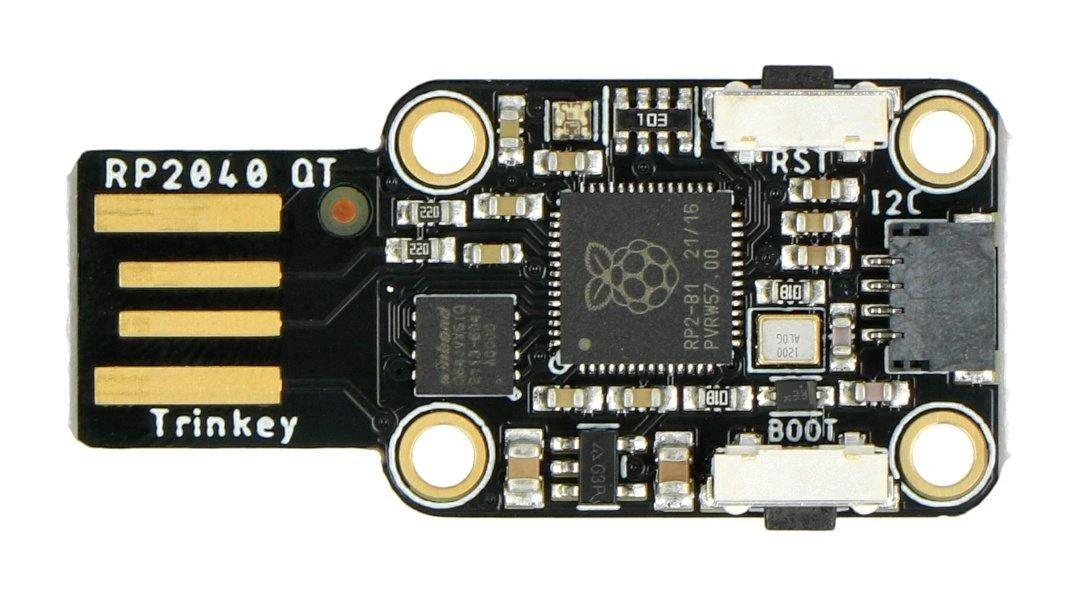 Trinkey QT2040 plokštė su integruota USB jungtimi