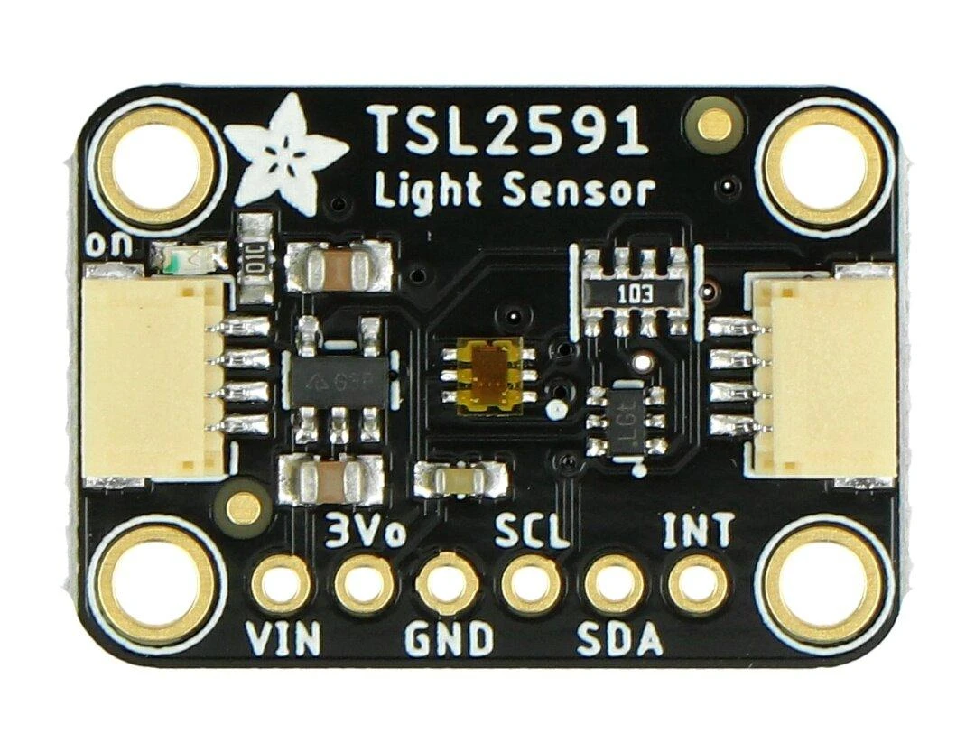 TSL2591, plataus dinaminio diapazono skaitmeninis šviesos jutiklis, STEMMA QT / Qwiic, Adafruit 01980