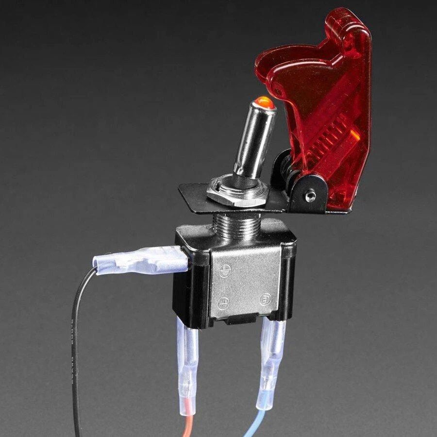 Tumbleris ON-OFF 12V / 20A su apšvietimu, raudonas, Adafruit 3218
