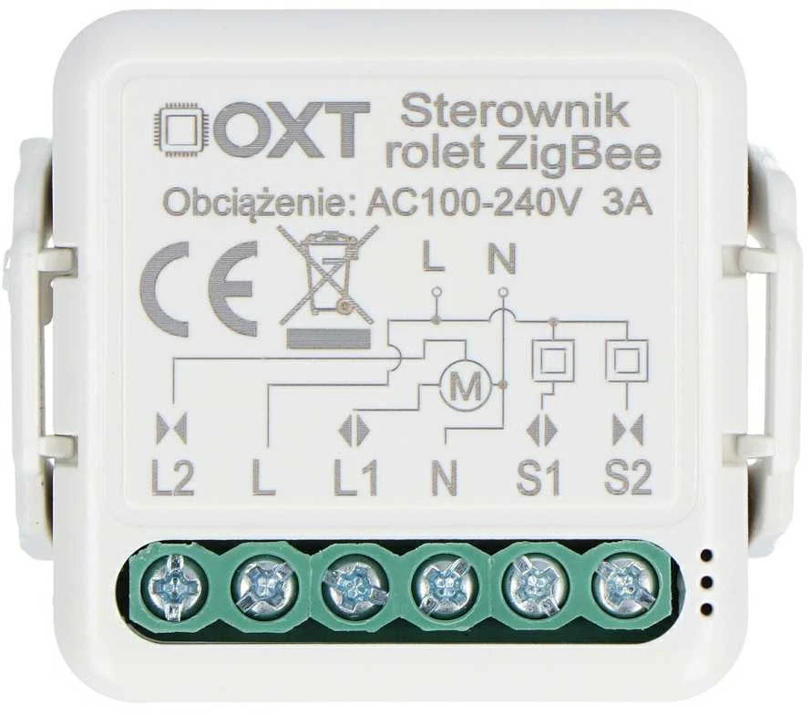 Tuya – įmontuotas roletų valdiklis ZigBee – Android/iOS programa – OXT T267