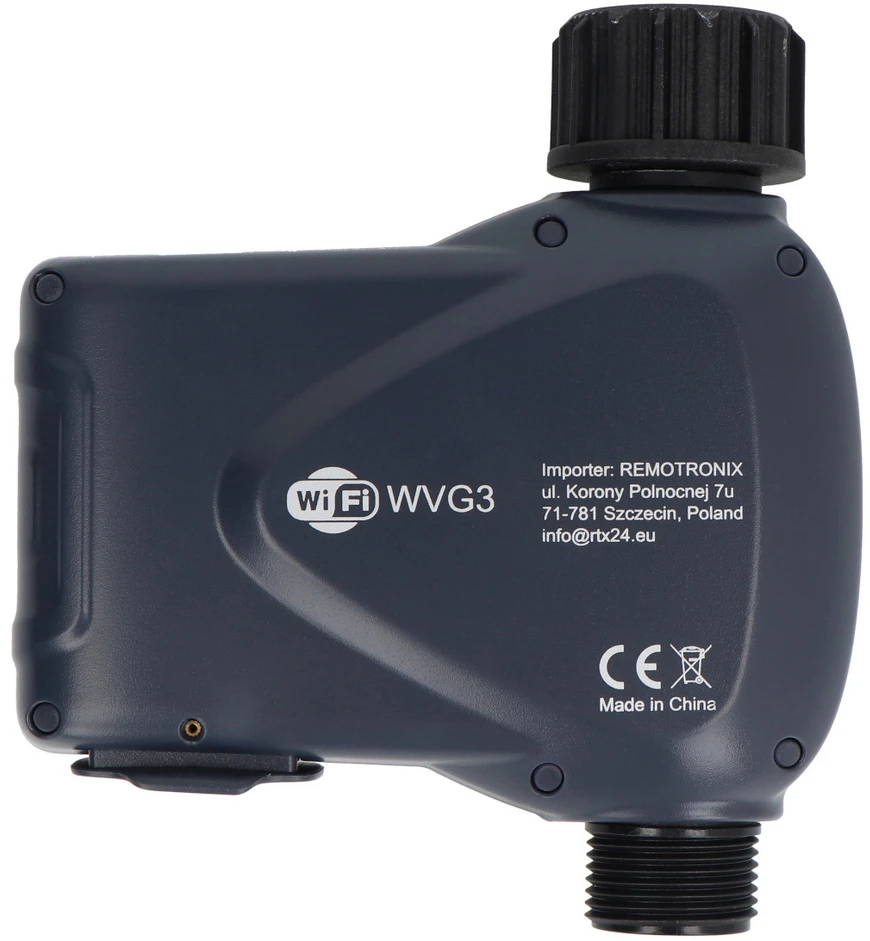 Tuya - išmanusis 3/4 colio vožtuvas su vandens suvartojimo matavimu - WiFi - RTX WVG3
