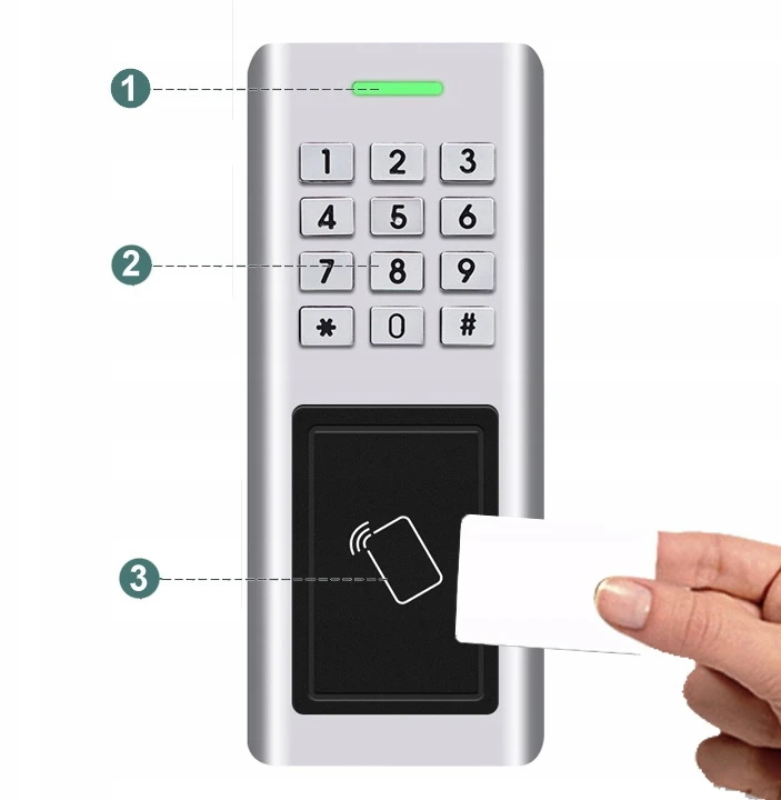 Tuya – kodinė spyna su MiFare 13.56 MHz RFID skaitytuvu ir PIN klaviatūra – WiFi – RTX WDA1