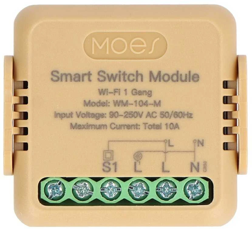 Tuya – mini WiFi siųstuvas – Android/iOS programa – Moes WM-104-M