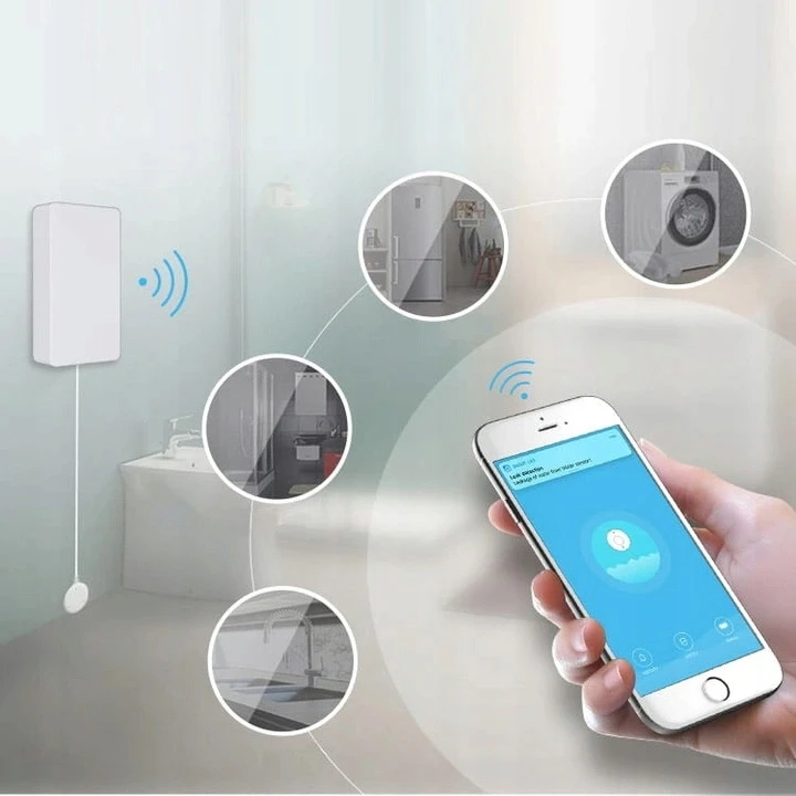 Tuya – potvynių jutiklis – ZigBee – Android / iOS programėlė – RTX ZWS3