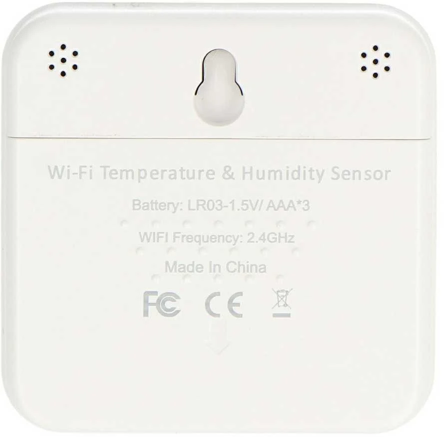 Tuya – temperatūros ir drėgmės jutiklis – WiFi – su LCD ekranu – Android/iOS programa – RTX WTHS5