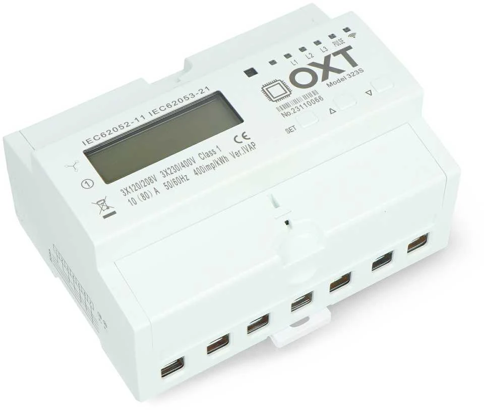 Tuya – trifazis dvikryptis energijos skaitiklis – WiFi – Android/iOS programa – OXT T323S