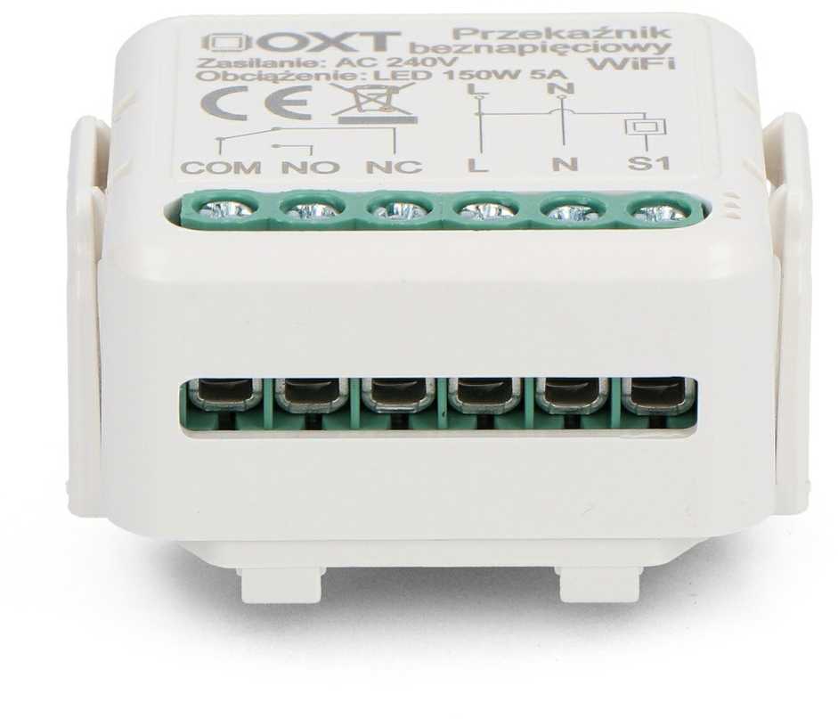 Tuya – vieno kanalo mini be įtampos relė – WiFi – Android/iOS programa – OXT T210