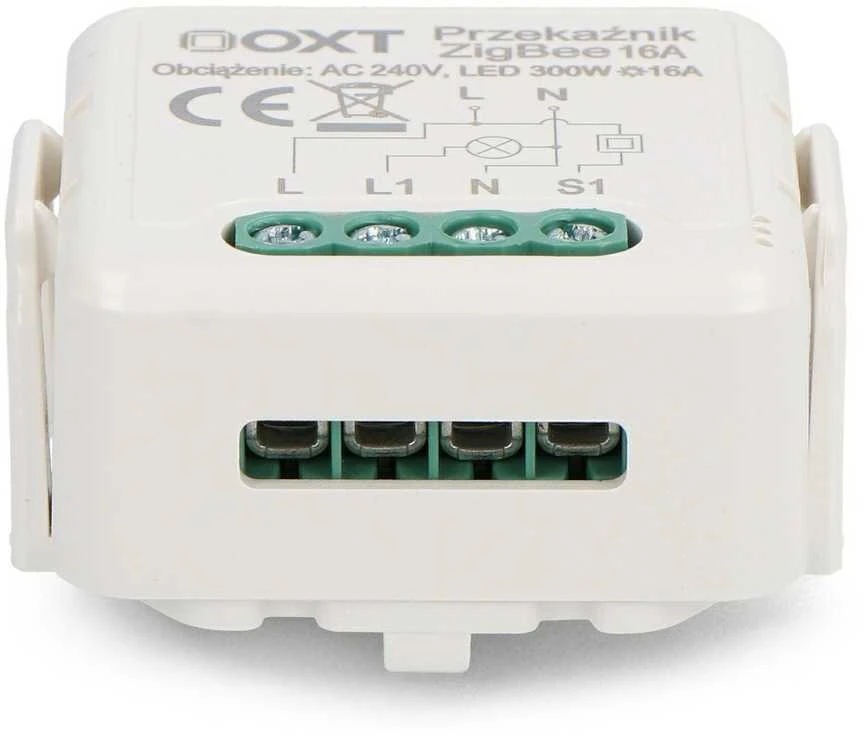 Tuya – vieno kanalo mini relė 16A – ZigBee – Android/iOS programa OXT SWTZ20