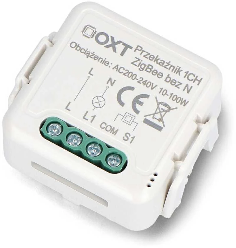 Tuya – vieno kanalo mini relė be N – ZigBee – Android/iOS programa – OXT SWTZ31