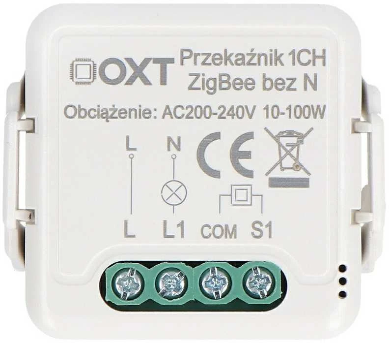 Tuya – vieno kanalo mini relė be N – ZigBee – Android/iOS programa – OXT SWTZ31
