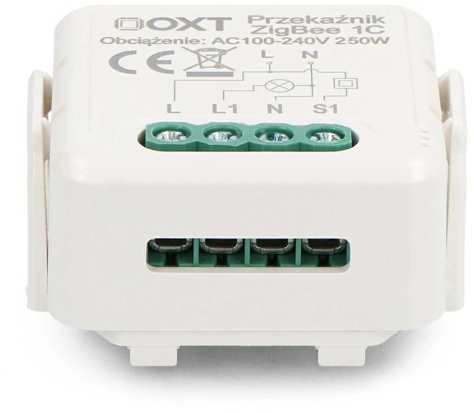 Tuya – vieno kanalo mini relė – ZigBee – Android/iOS programa – OXT T261