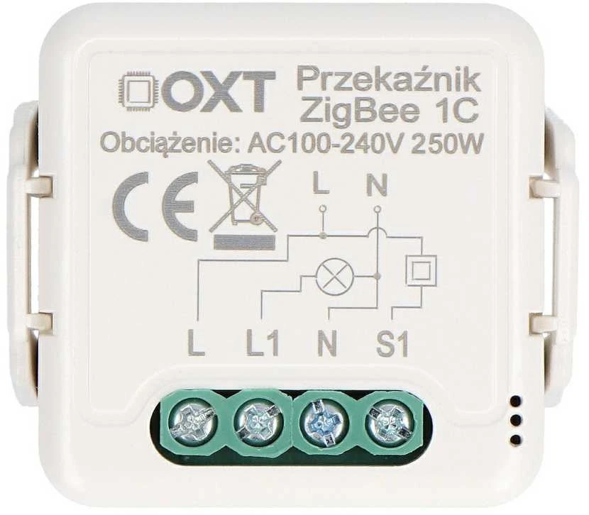 Tuya – vieno kanalo mini relė – ZigBee – Android/iOS programa – OXT T261