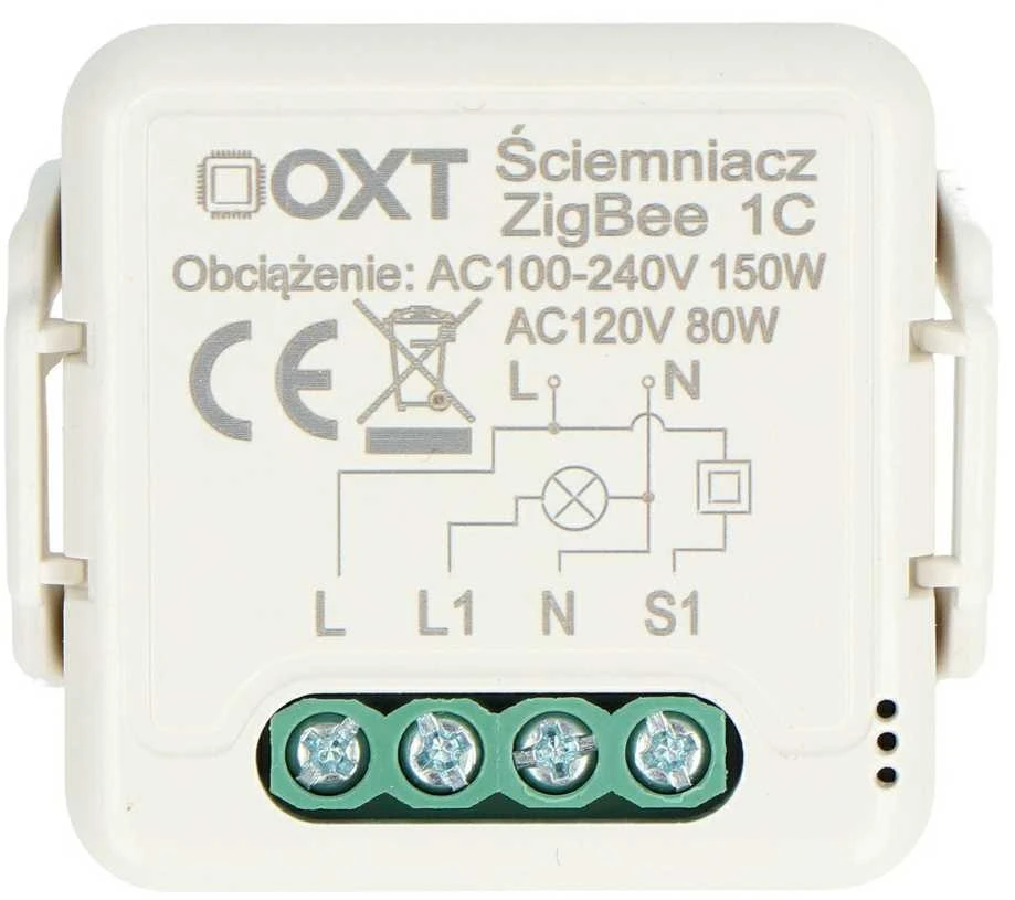 Tuya – vieno kanalo mini ZigBee apšvietimo valdiklis – Android/iOS programa – OXT SWTZ24