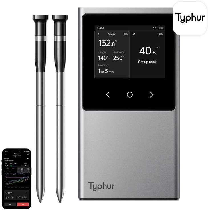 Typhur Sync dvigubas belaidis termometras