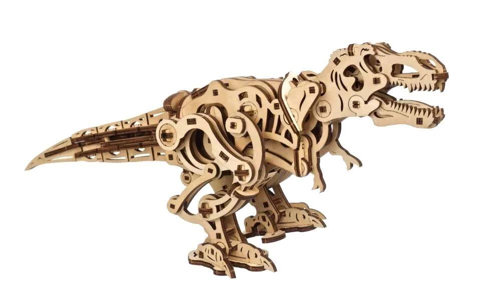 Medinis mechaninis 3D T-Rex modelis