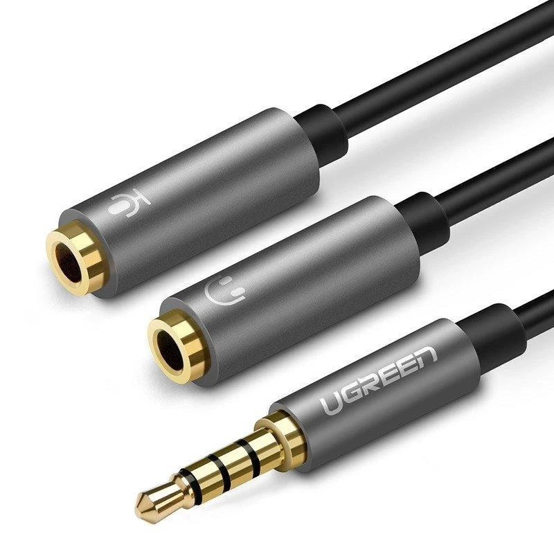 UGREEN ausinių skirstytuvas su 3.5 mm jungtimis