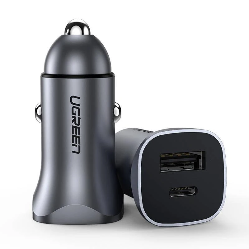 UGREEN automobilinis įkroviklis CD130 USB USB-C 24W