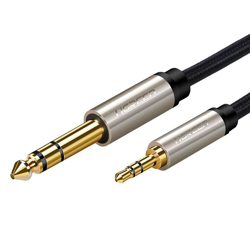 UGREEN 6.35mm į 3.5mm TRS adapterio kabelis