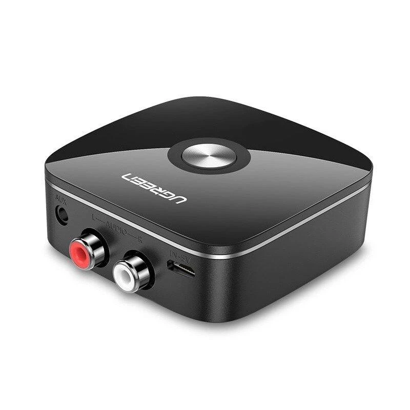 Ugreen Bluetooth 5.0 imtuvo adapteris 2x RCA 3.5mm lizdas aptX juodas