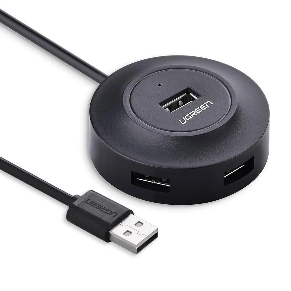 UGREEN apvalus 4 portų USB šakotuvas