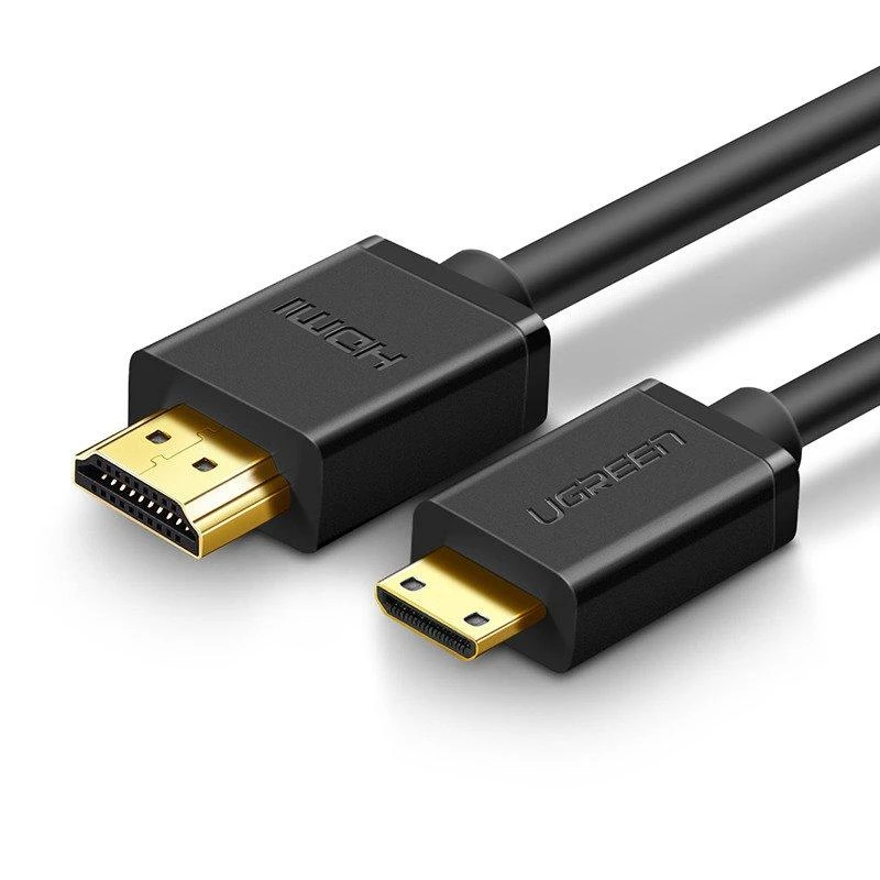 UGREEN Mini HDMI į HDMI kabelis su auksinėmis jungtimis