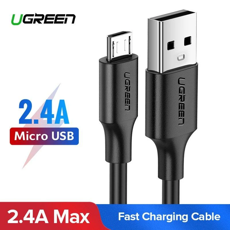 UGREEN microUSB laidas QC 3.0 2.4A 1.5m
