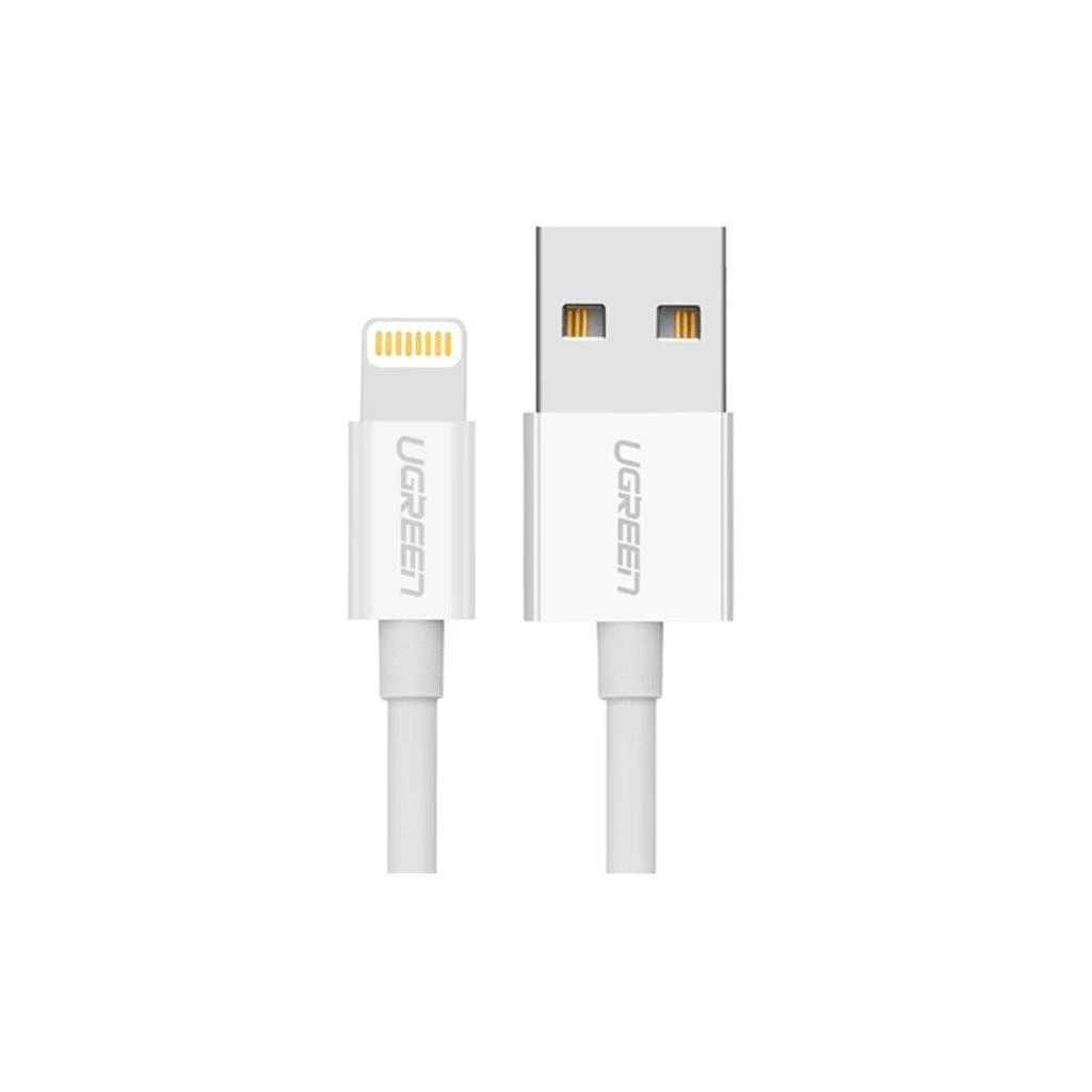 UGREEN nikeliuotas USB - Lightning laidas MFi 1m