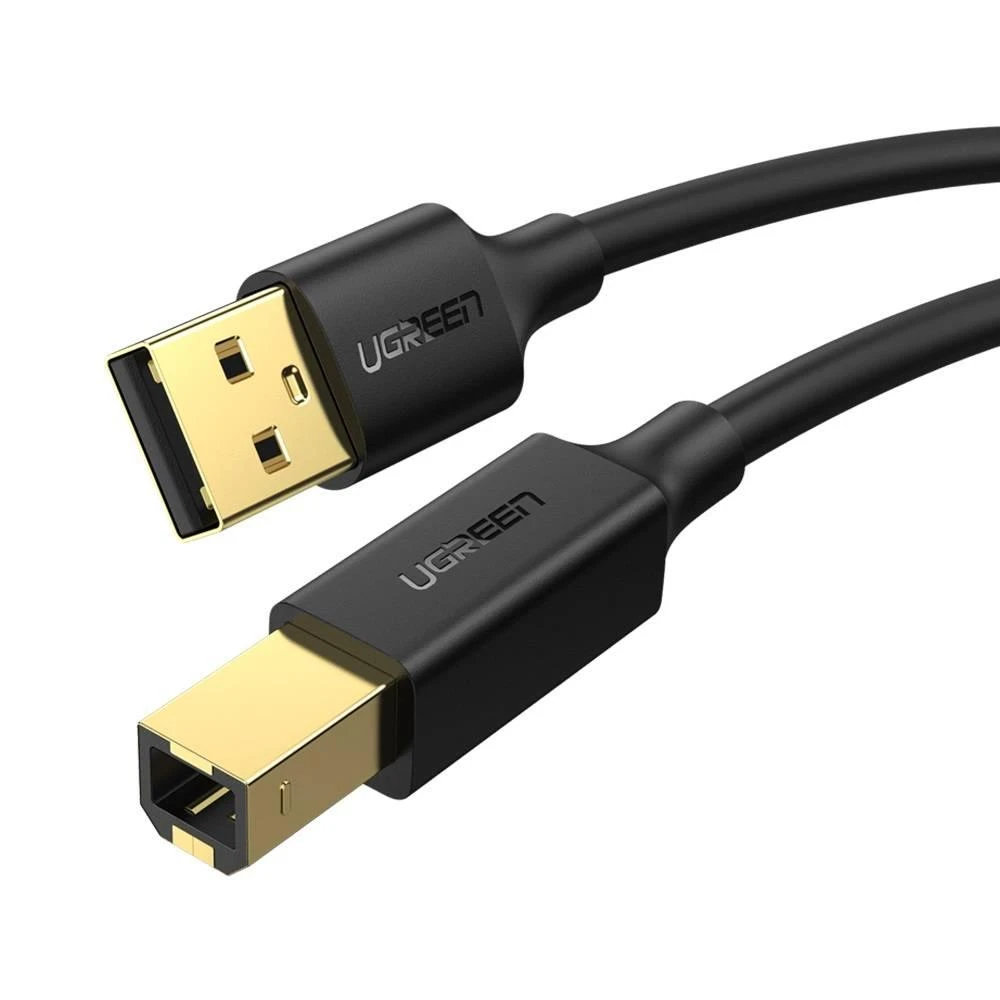 iLike UGREEN US135 USB 2.0 AB spausdintuvo laidas 1.5m - Juodas