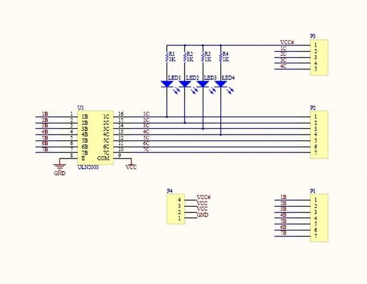 Oem ULN2003 V2 valdiklio modulis žingsniniams varikliams - Arduino