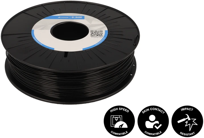 Ultrafuse PLA Tough 1.75mm 2kg juoda gija