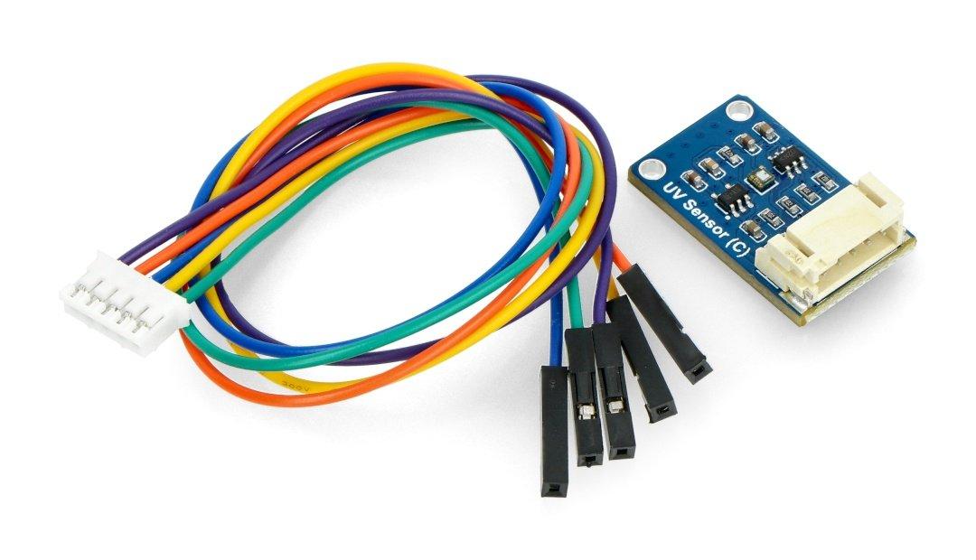 Ultravioletinės UV šviesos jutiklis - LTR390-UV I2C - Waveshare 20467