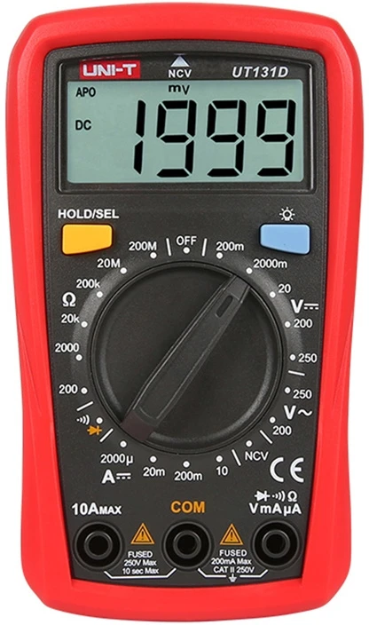 Uni-T Palm-Sized UT131D Digital Multimeter