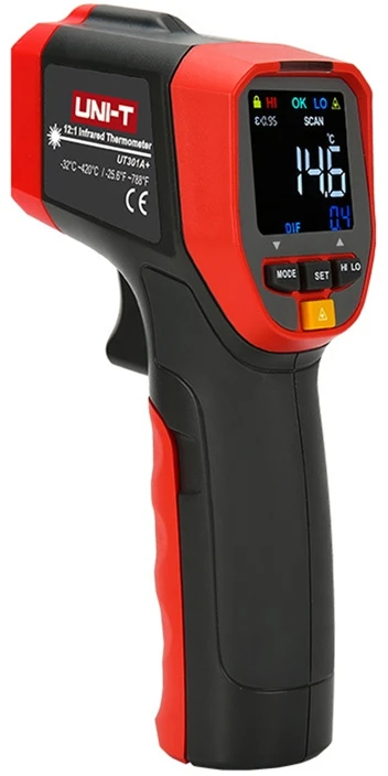Uni-T UT301A+ infraraudonųjų spindulių termometras