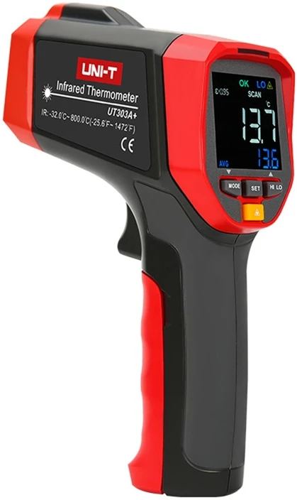 Uni-T UT303A+ infraraudonųjų spindulių termometras
