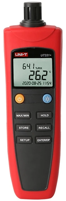 Uni-T UT331+ temperatūros ir drėgmės matuoklis