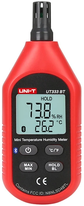 Uni-T UT333BT mini temperatūros ir drėgmės matuoklis