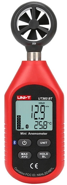 Uni-T UT363BT mini anemometras